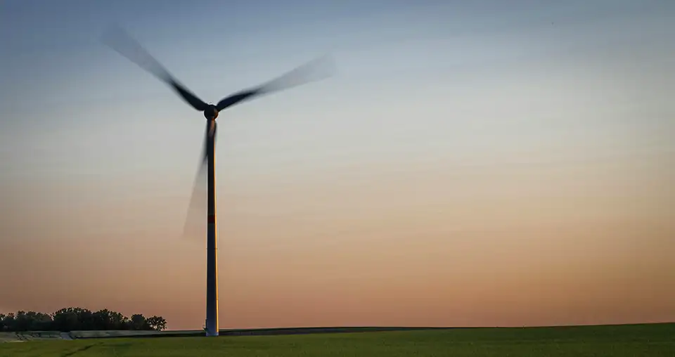 25% of Texas Power comes from wind, generated by turbines such as this.