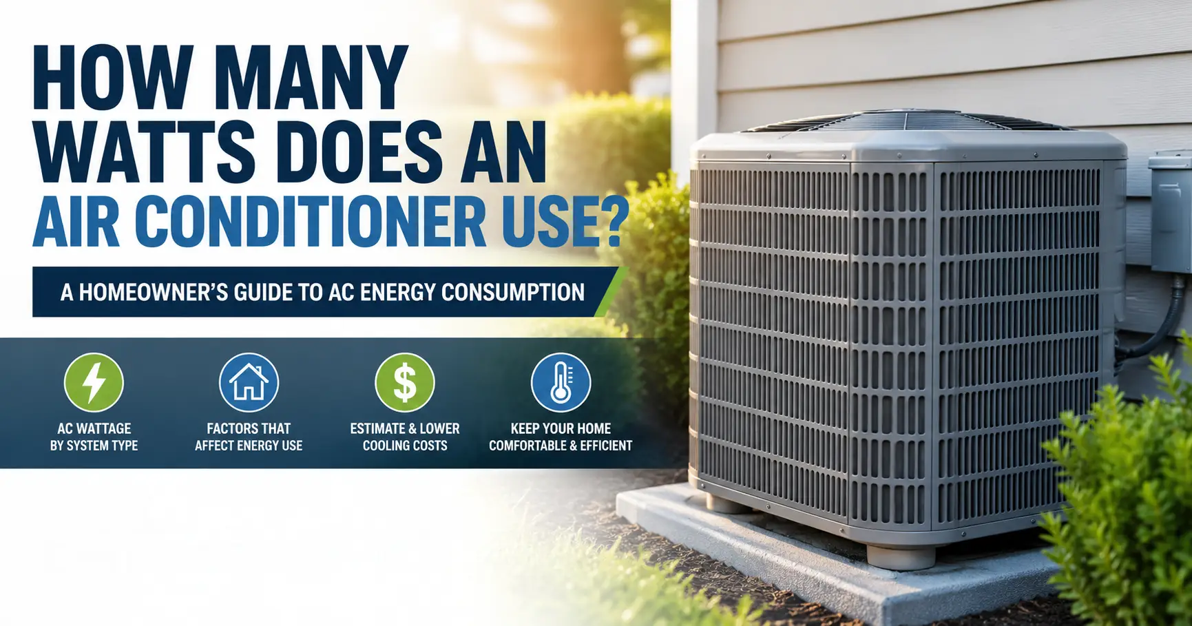 5 simple steps to improve efficiency and lower your AC energy bills.
