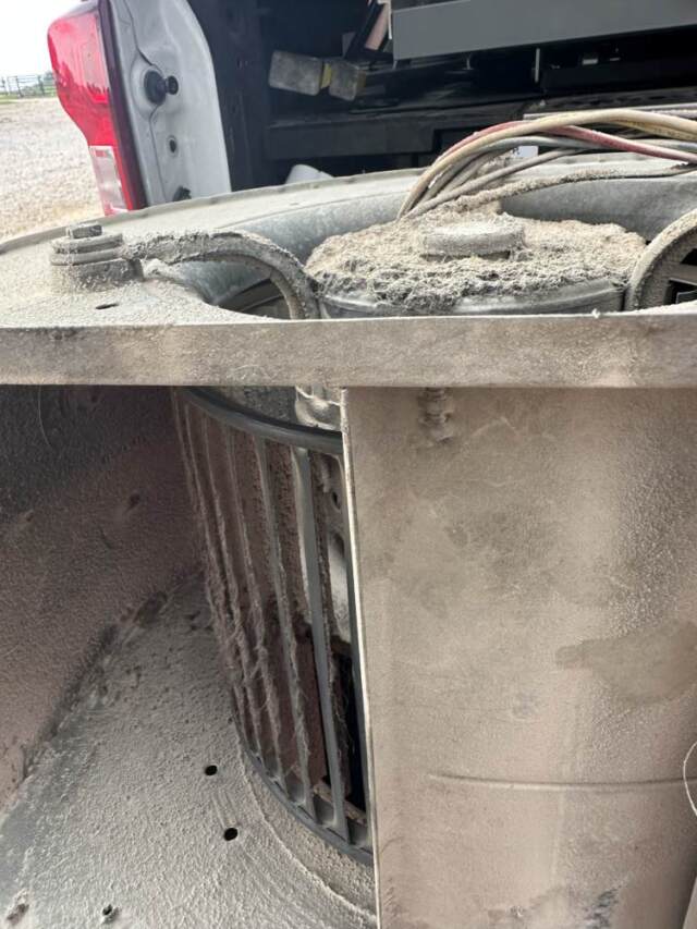 Dirty blower motor and assembly