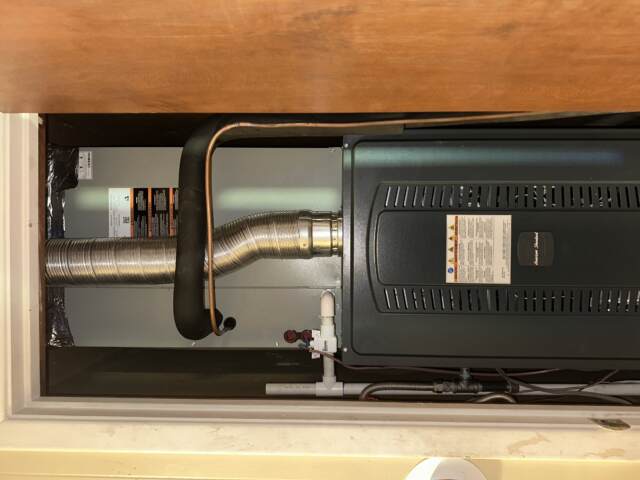 New furnace and evaporator coil installation 