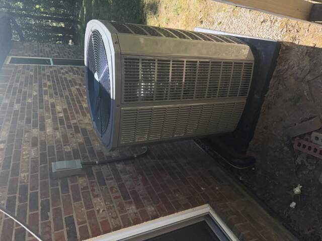 New condenser installation 