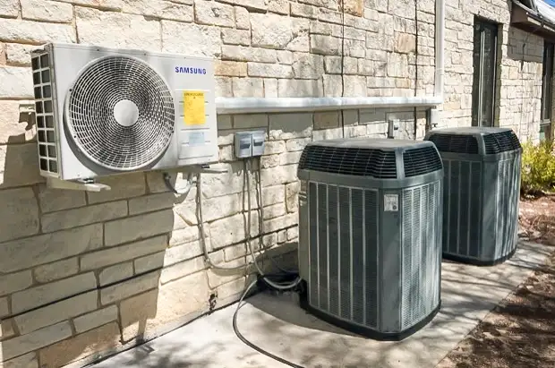 Empire Heating & Air installed 2 outdoor air conditioning units and a Samsung mini-split at this customer's home.